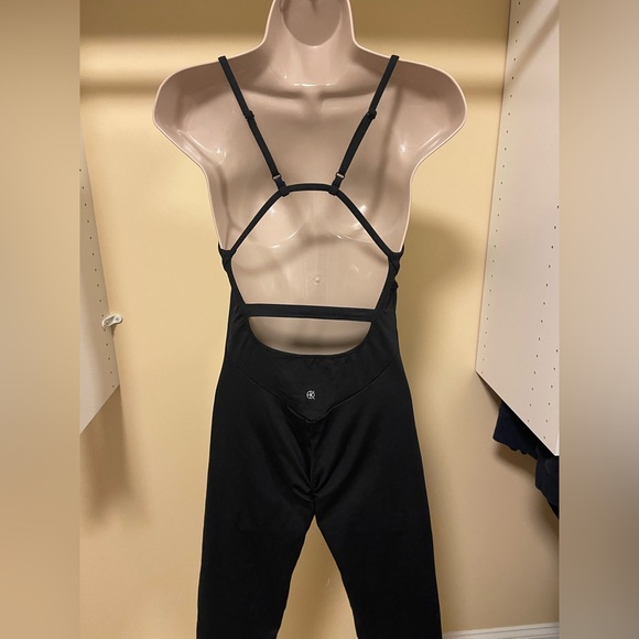 Black Athletic Jumpsuit - Picture 3 of 9